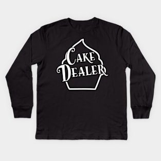 Cake dealer in a cupcake design Kids Long Sleeve T-Shirt